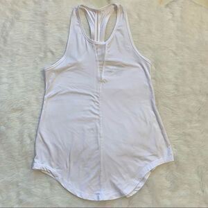 Zyia Active White Workout Tank Top Womens Small Effortless Copper Technology